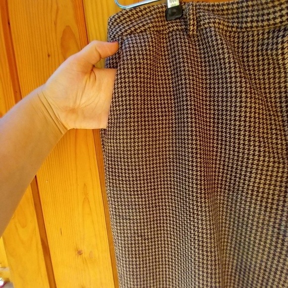 Vintage Talbots 100% Wool Womens Tweed Pants - Picture 5 of 8